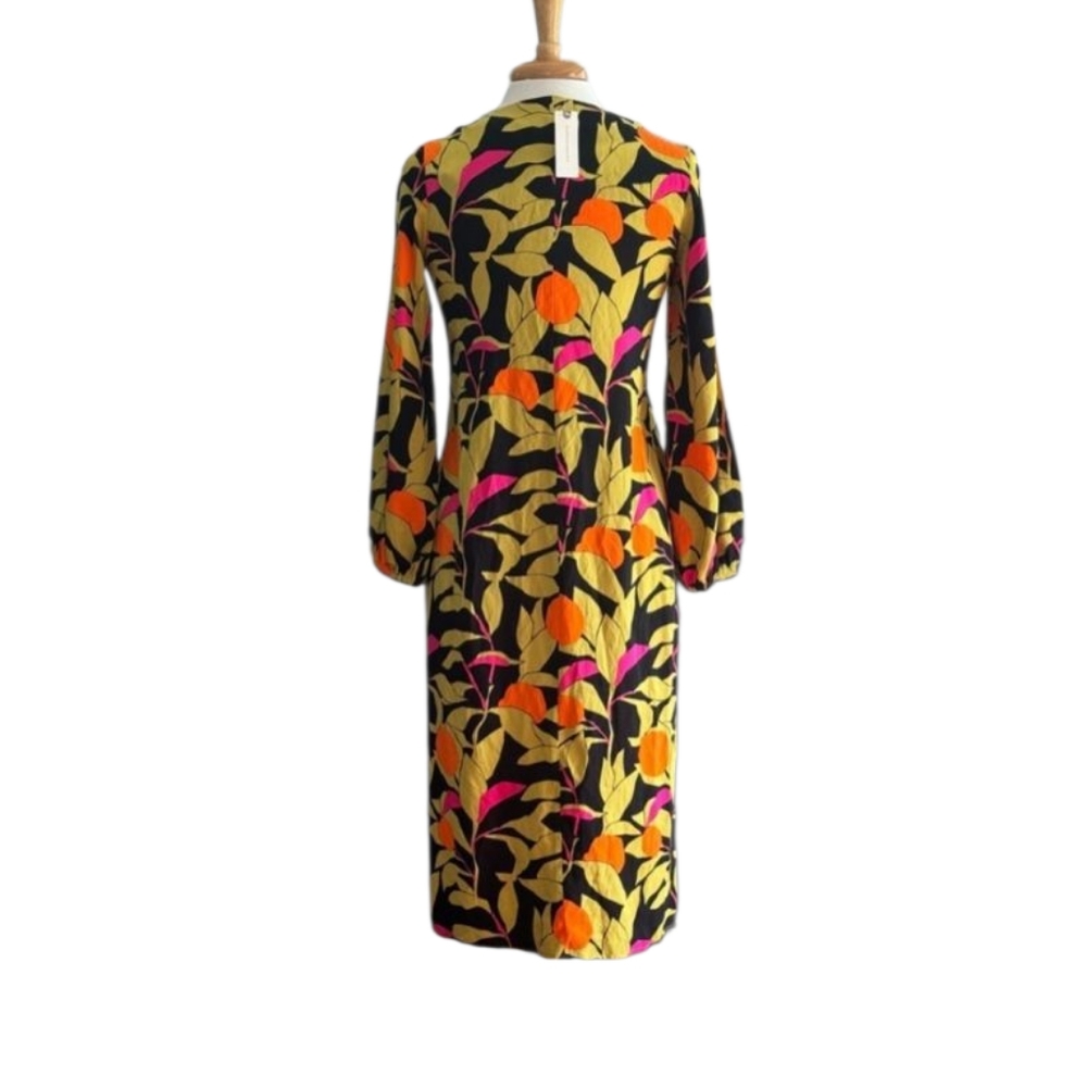 COREYLYNNCALTER Anthropologie V Neck Long Sleeve Midi Dress - Picture 5 of 10